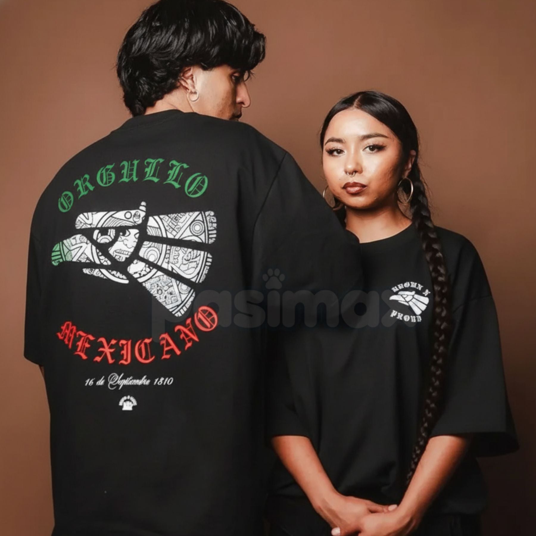 Pasimax Exclusive ORGULLO MEXICANO T-Shirt - Mexican Pride Slogan Tee, Viva México Graphic, Unisex Heritage Apparel — main pr
