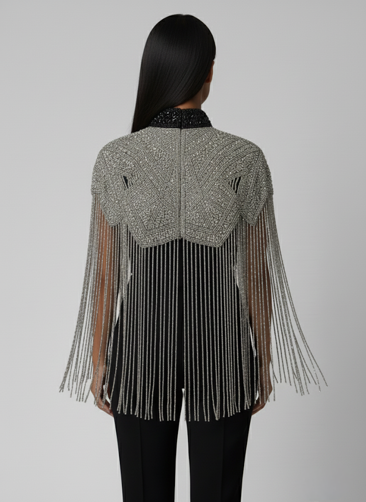 L'Jai Amor Liquid Steel Cape — alternative angle