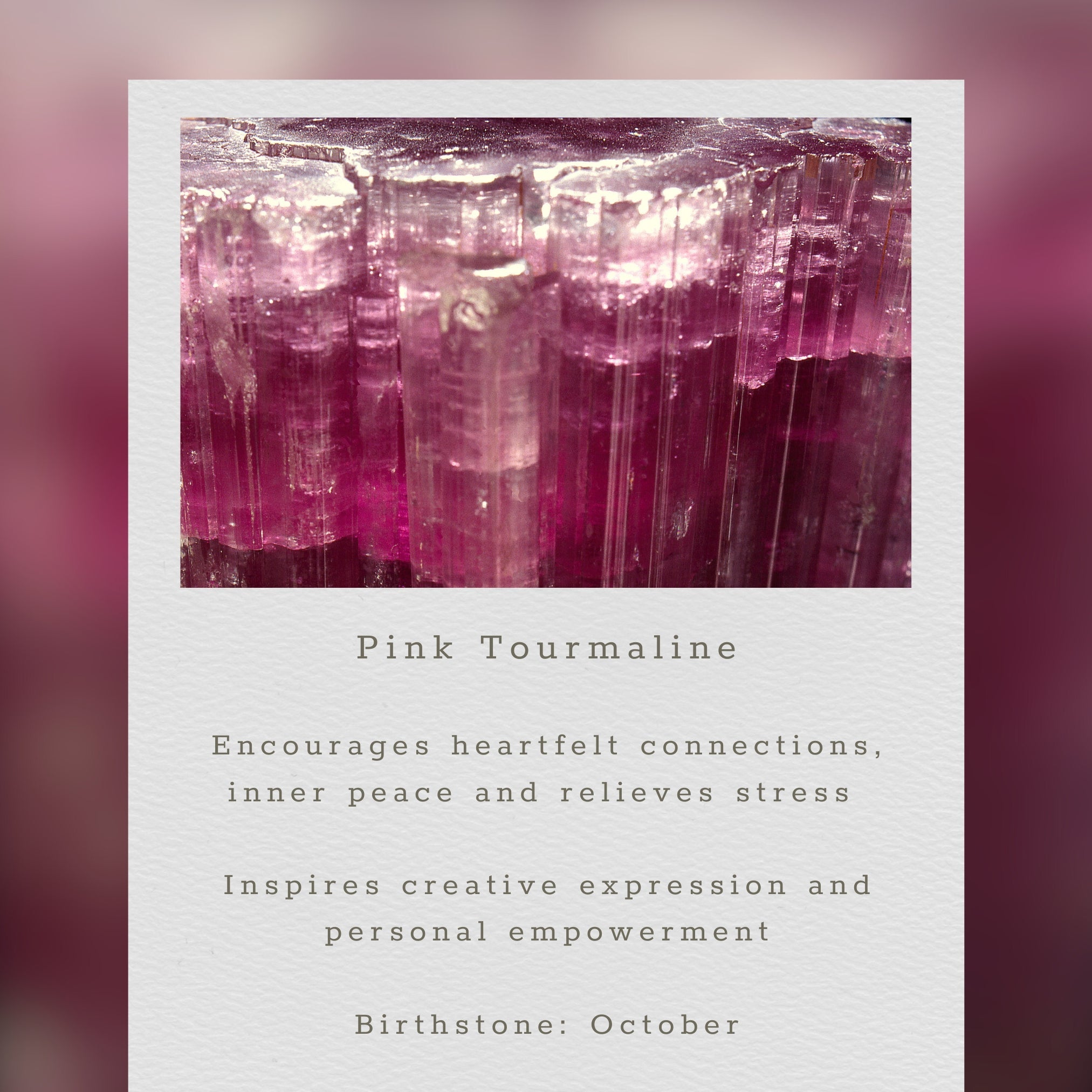 PARKEN JEWELRY Rose Quartz, Pink Tourmaline and Ruby Quartz Halo Mini Gold Pendants — in-use photo