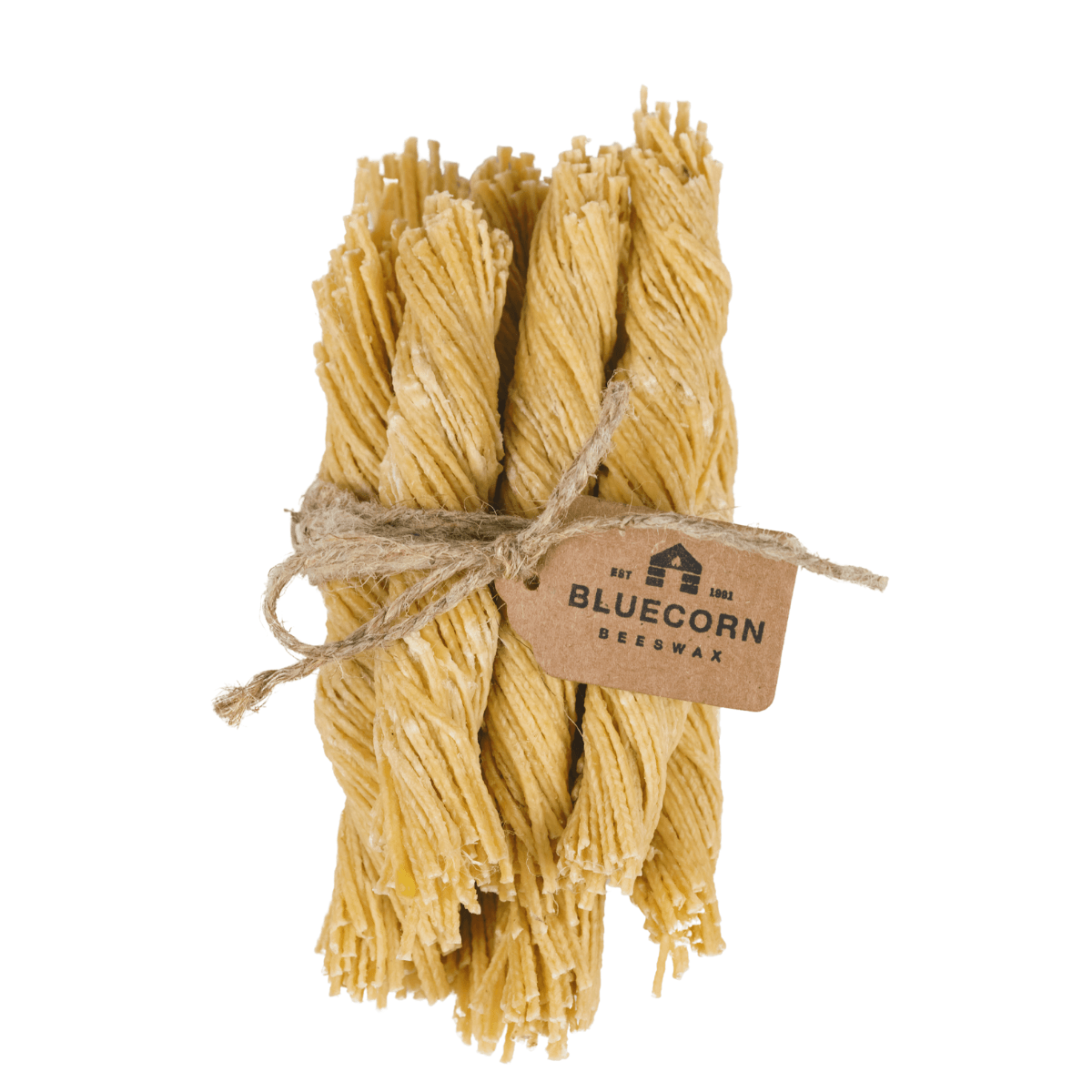 Bluecorn Candles Beeswax Wick Fire Starter — lifestyle context