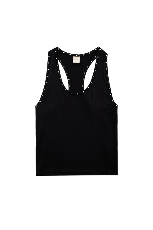 YUNA TANK TOP IN BLACK