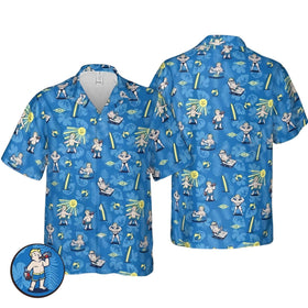 Fallout Nuclear Summer Beach Hawaiian Shirt – Funny Tropical Shirt, Gift For Family, Summer Hawaii Shirt