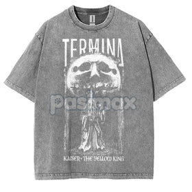 Fear And Hunger: Termina T-Shirt – Kaiser The Yellow King Hip Hop Washed Oversized Tee