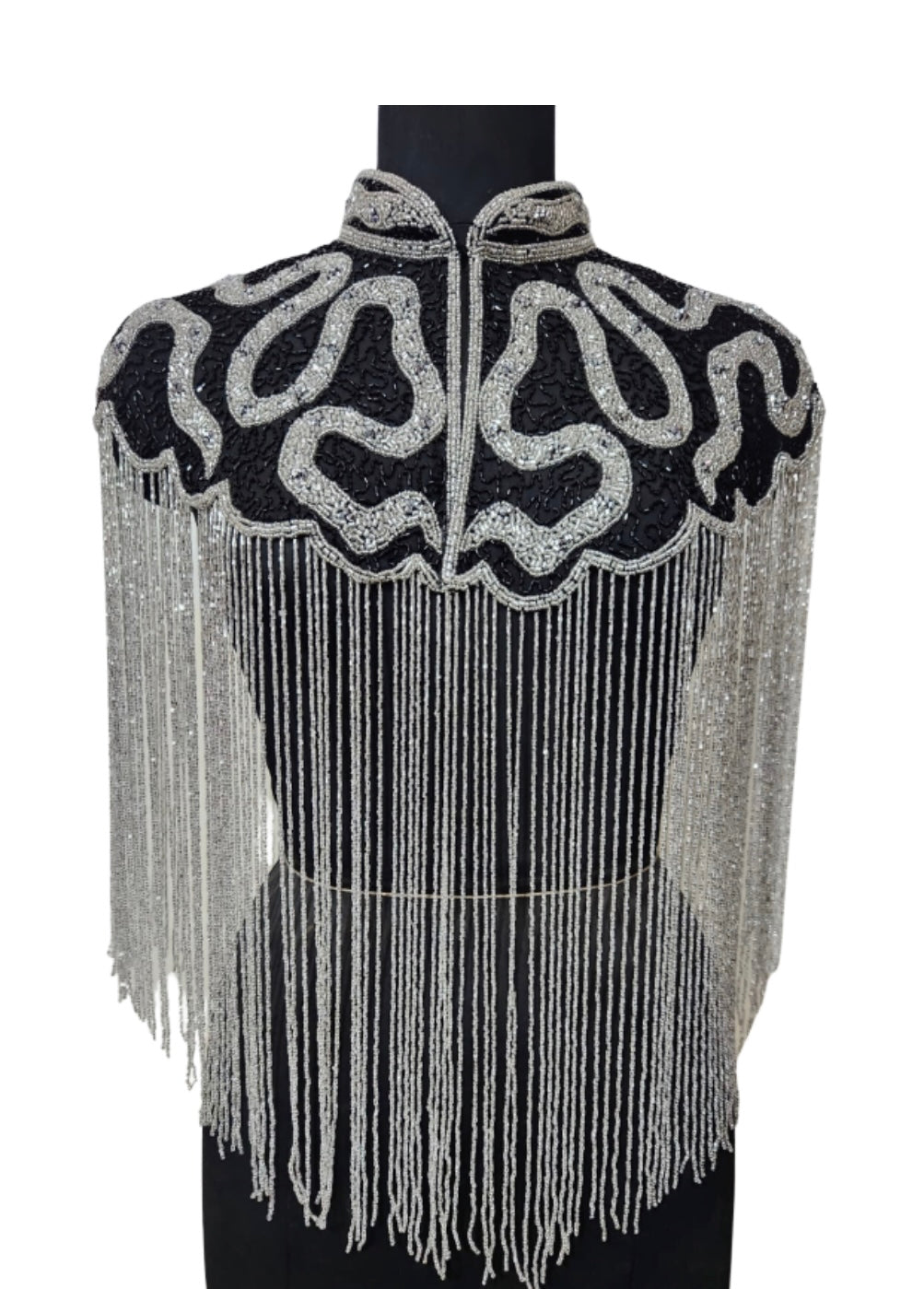 L'Jai Amor Noir Sovereign Cape — lifestyle context