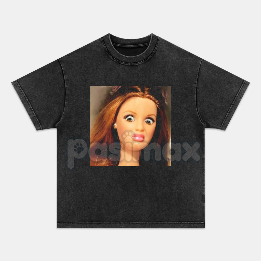 Pasimax Funny Meme Printed Design T-Shirt – Unisex Oversized Crewneck Tee, Cotton Streetwear — main product shot