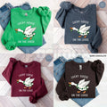 Pasimax Funny St. Patrick's Day Goose Sweatshirt – Lucky Goose "Honk" Sweater, Retro Irish Graphic Crewneck — main product sh