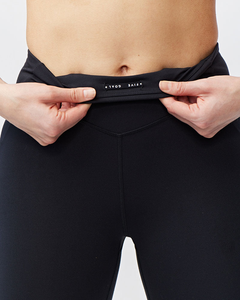 Goal Five Go Again Women's Full Length Legging — in-use photo