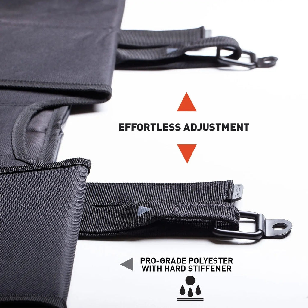 GPCA Jeep Wrangler JL 2DR Cargo Cover (2018+) — back view