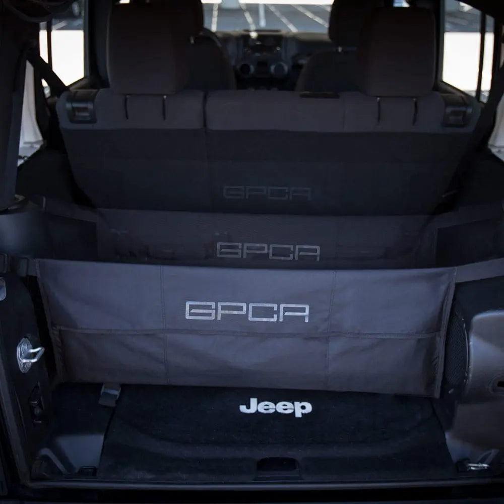 GPCA Jeep Wrangler Cargo Freedom Pack JK 2DR (2007-2018) — size reference