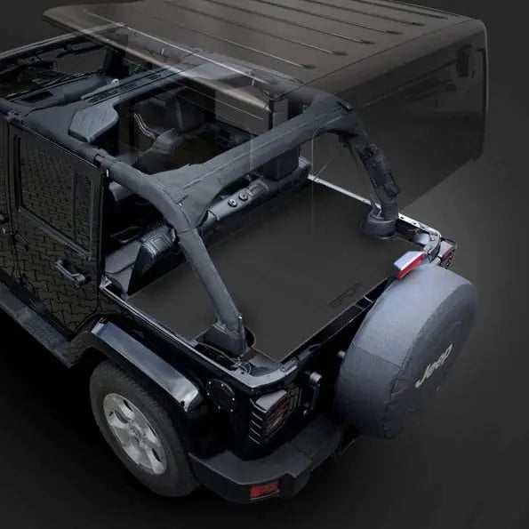 GPCA Jeep Wrangler JK 4DR Cargo Freedom Pack LITE (2007-2018) — back view