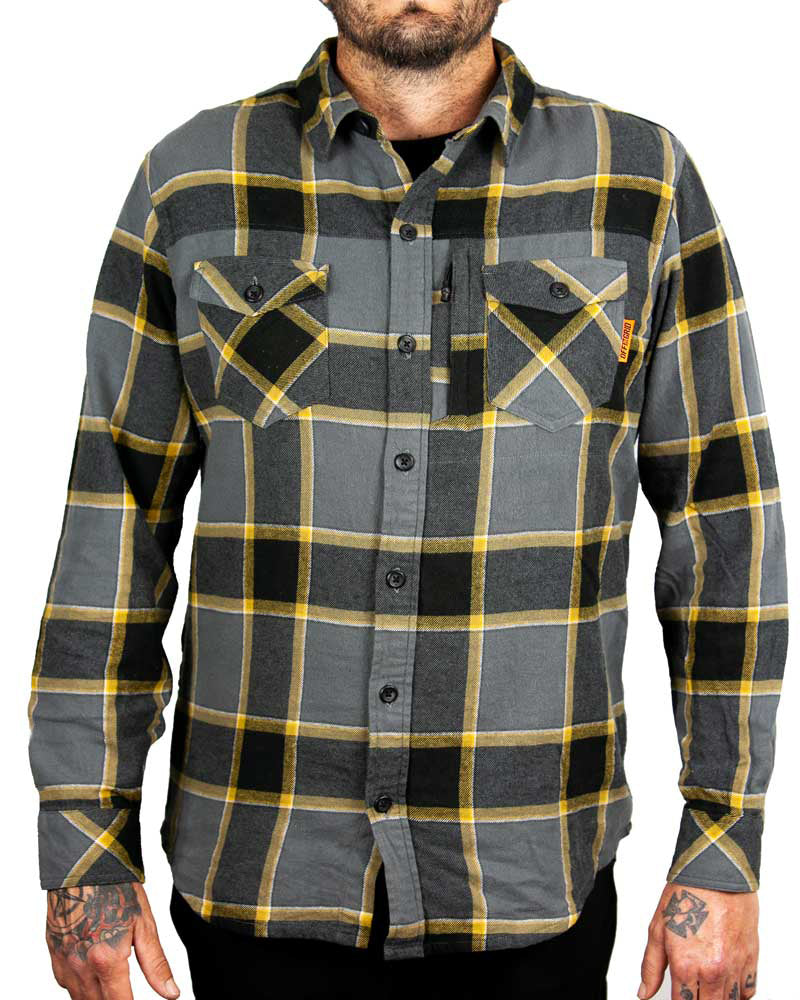 Off The Grid Surplus Destroyer Flannel — size reference
