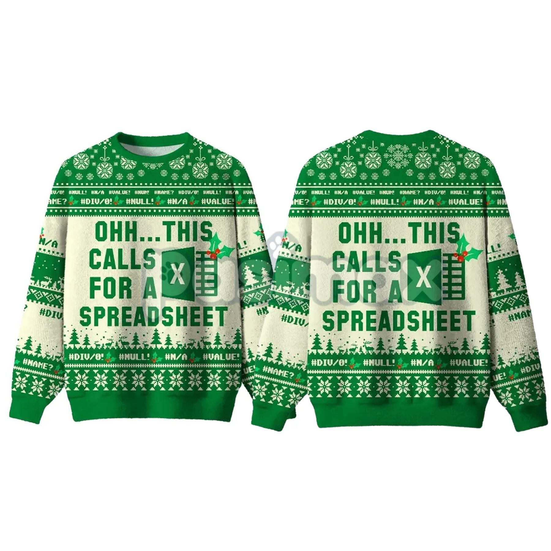 Pasimax Geeksoutfit Geeky Ugly Sweater Round Neck Long Sleeve Christmas Sweater Perfect for Fall and Winter Casual Knitwear f