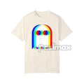 Pasimax Ghost Trippy Vaporwave T-Shirt - Halloween Rave EDM Party Tee, Techno Music Apparel — main product shot