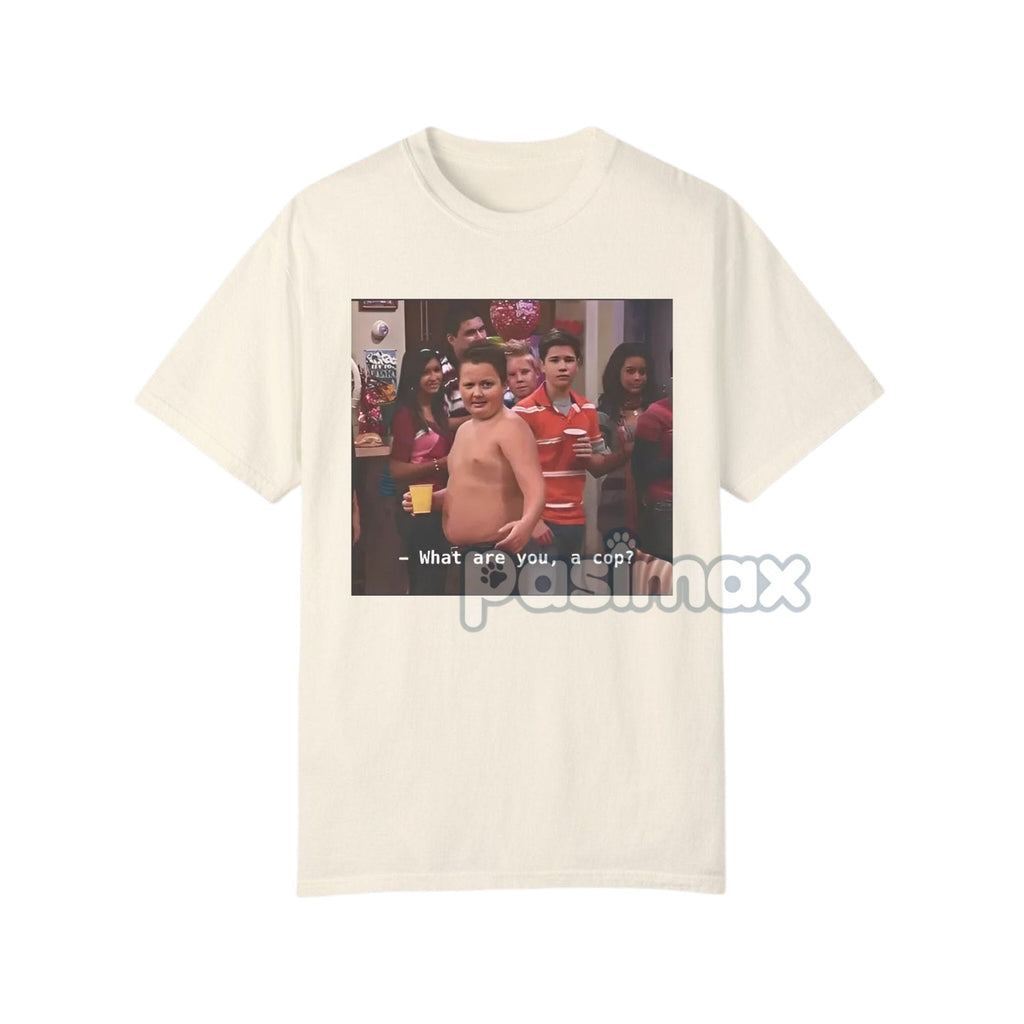Pasimax Gibby "What Are You A Cop" T-Shirt — main product shot