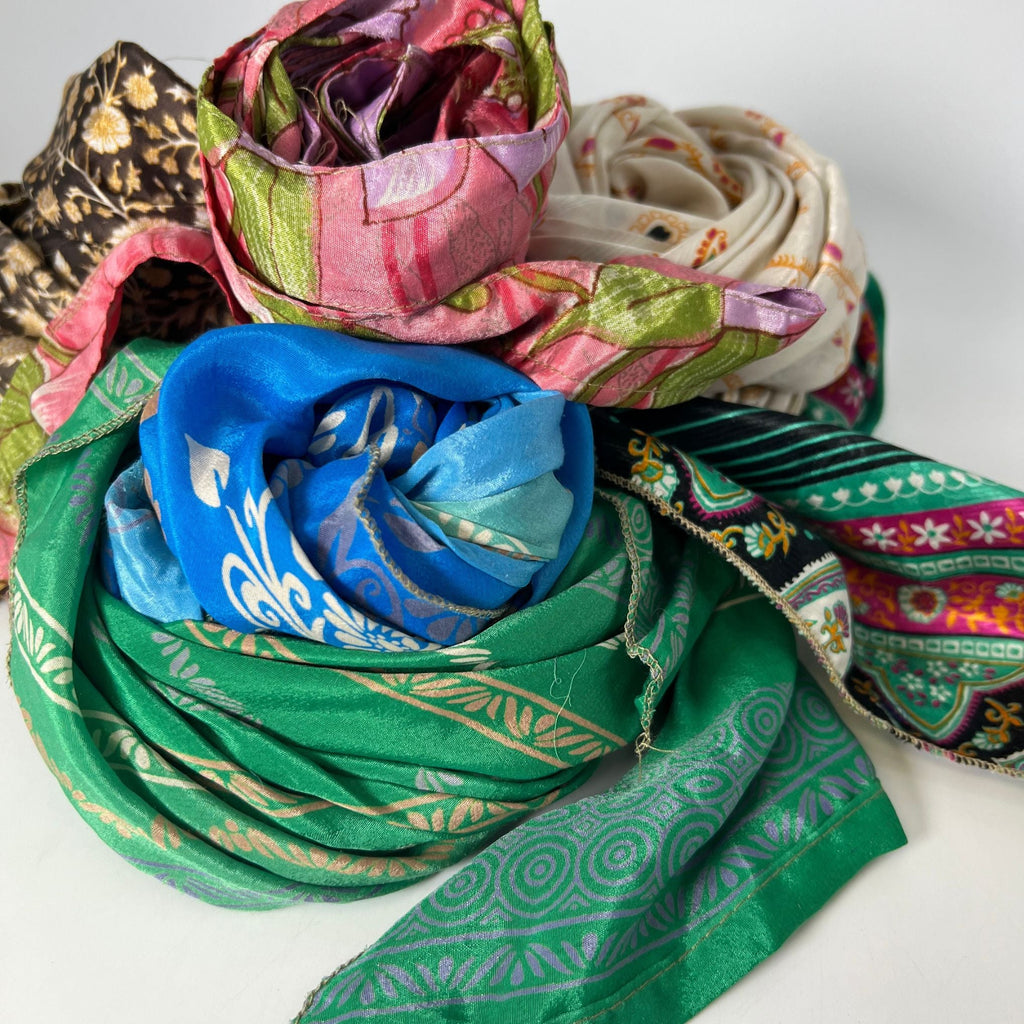 Darn Good Yarn Darn Good Yarn Boho Vintage Sari Sash Accessory — main product shot