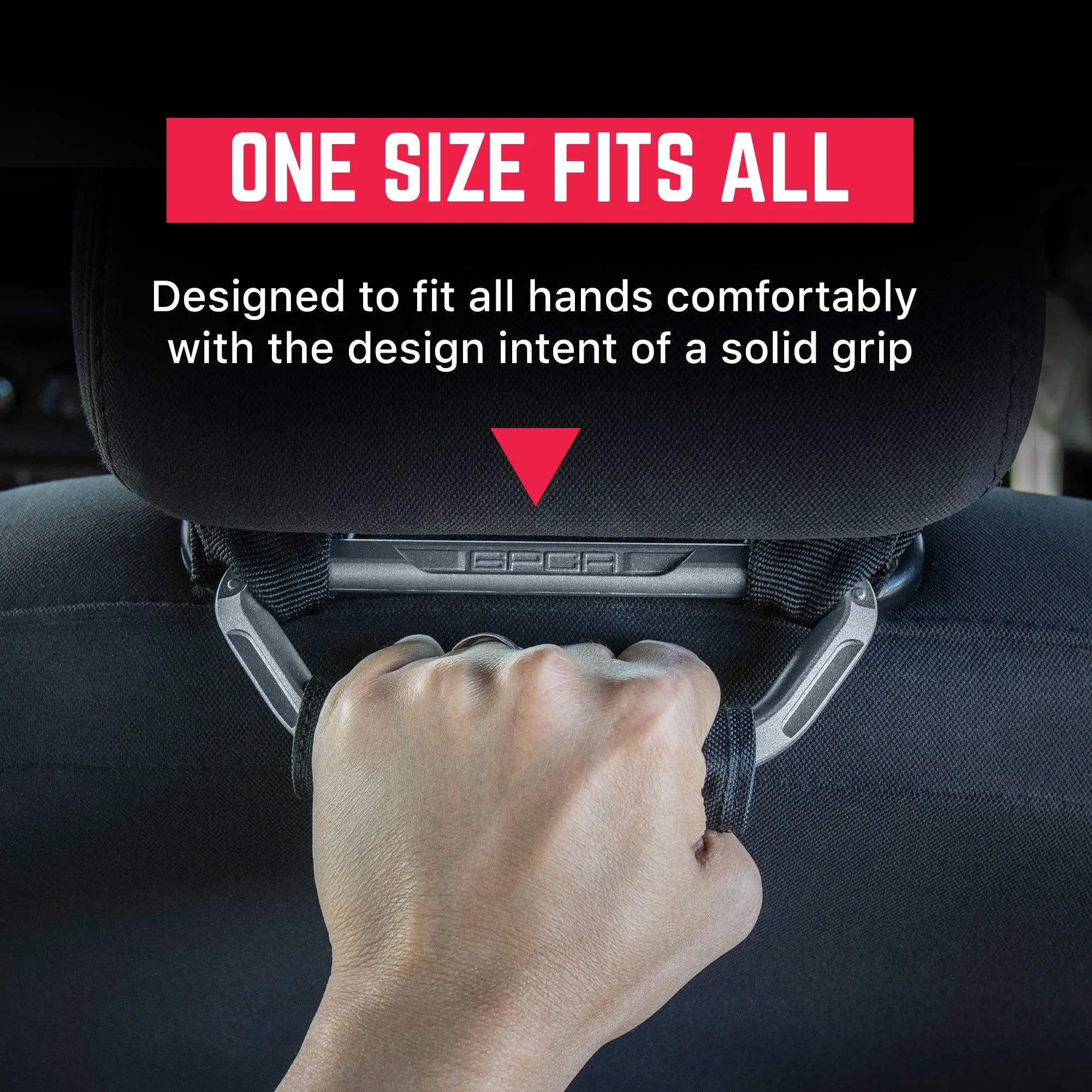 GPCA GP-Grip AIR — Airbag-Safe Handle for Jeep Wrangler (2024+) — comparison shot