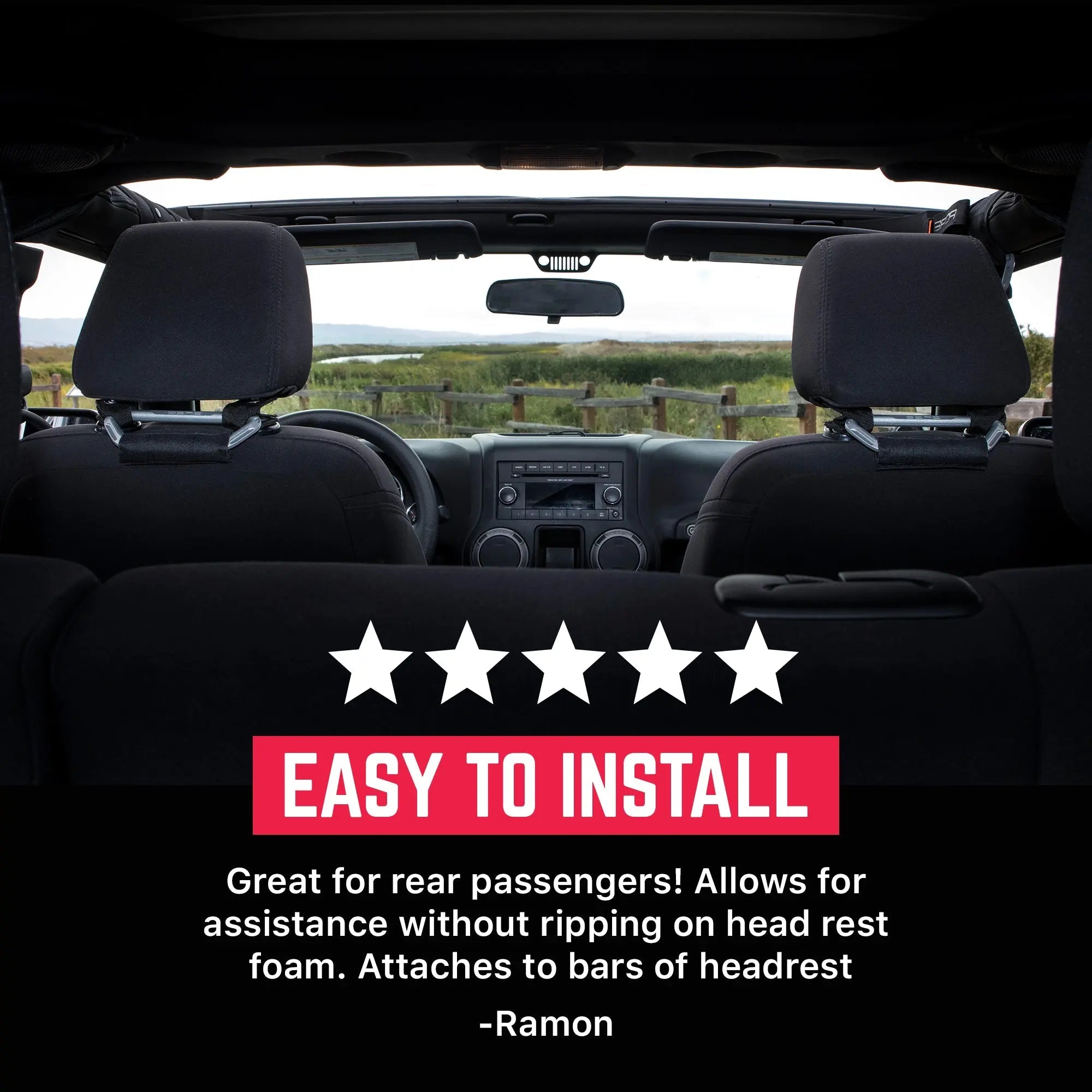 GPCA GP-Grip AIR — Airbag-Safe Handle for Jeep Wrangler (2024+) — packaging