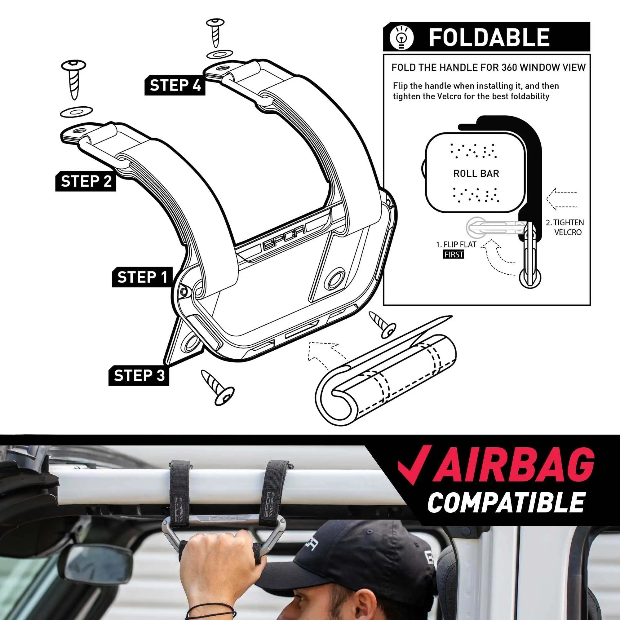 GPCA GP-Grip AIR for Gladiator 2024+ — color detail