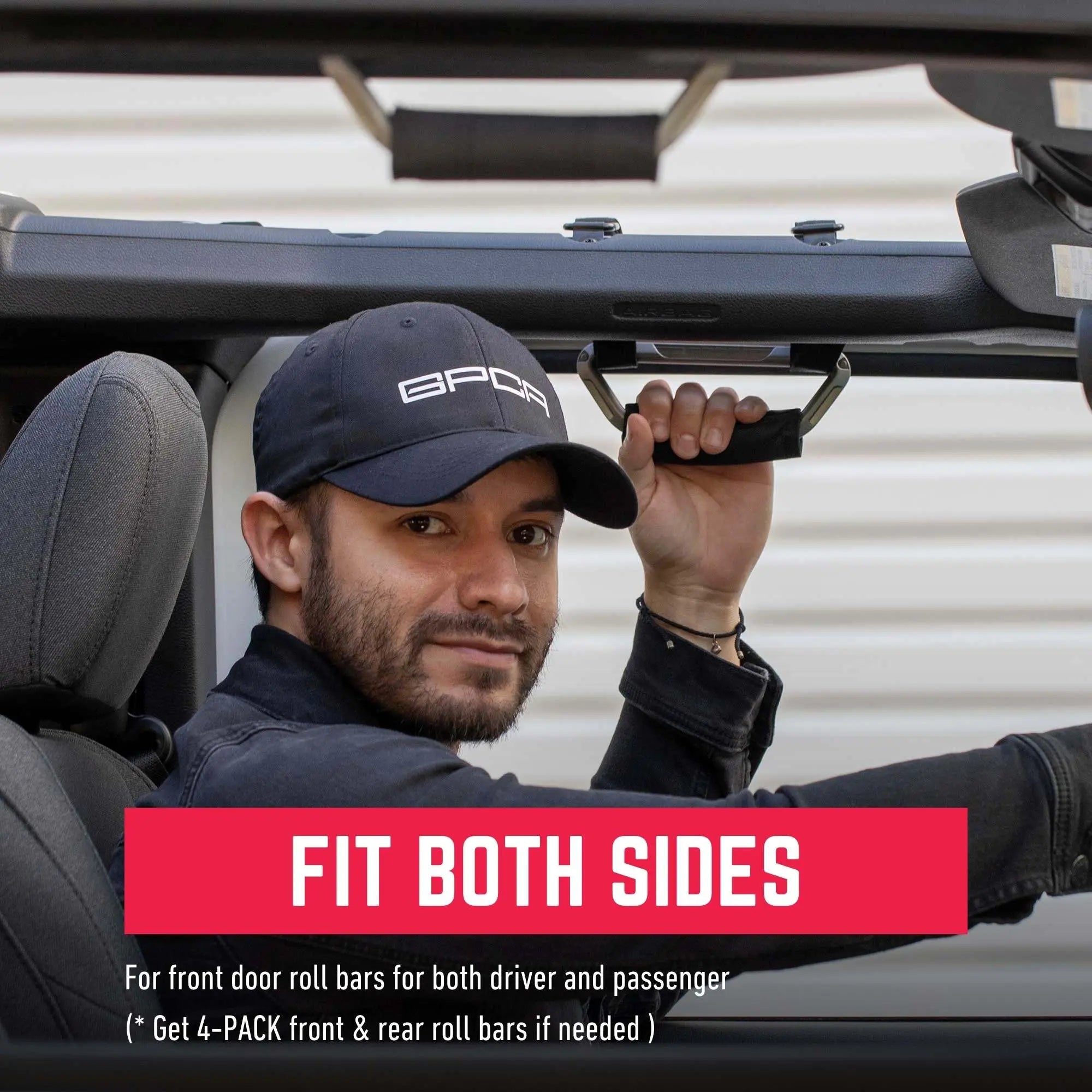 GPCA GP-Grip AIR — Airbag-Safe Handle for Jeep Wrangler (2024+) — side view