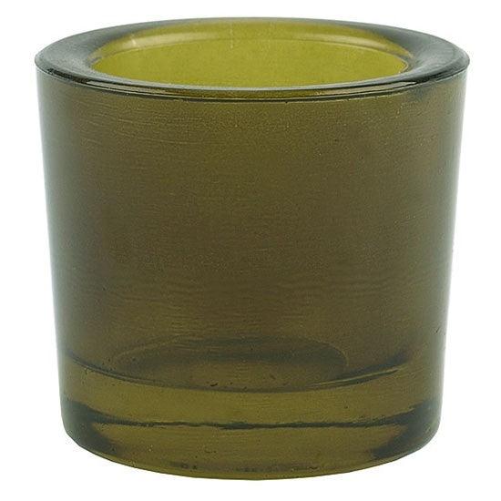 Bluecorn Candles Heavy Glass Votive Candle Holders - 50% Recycled Glass — main product shot