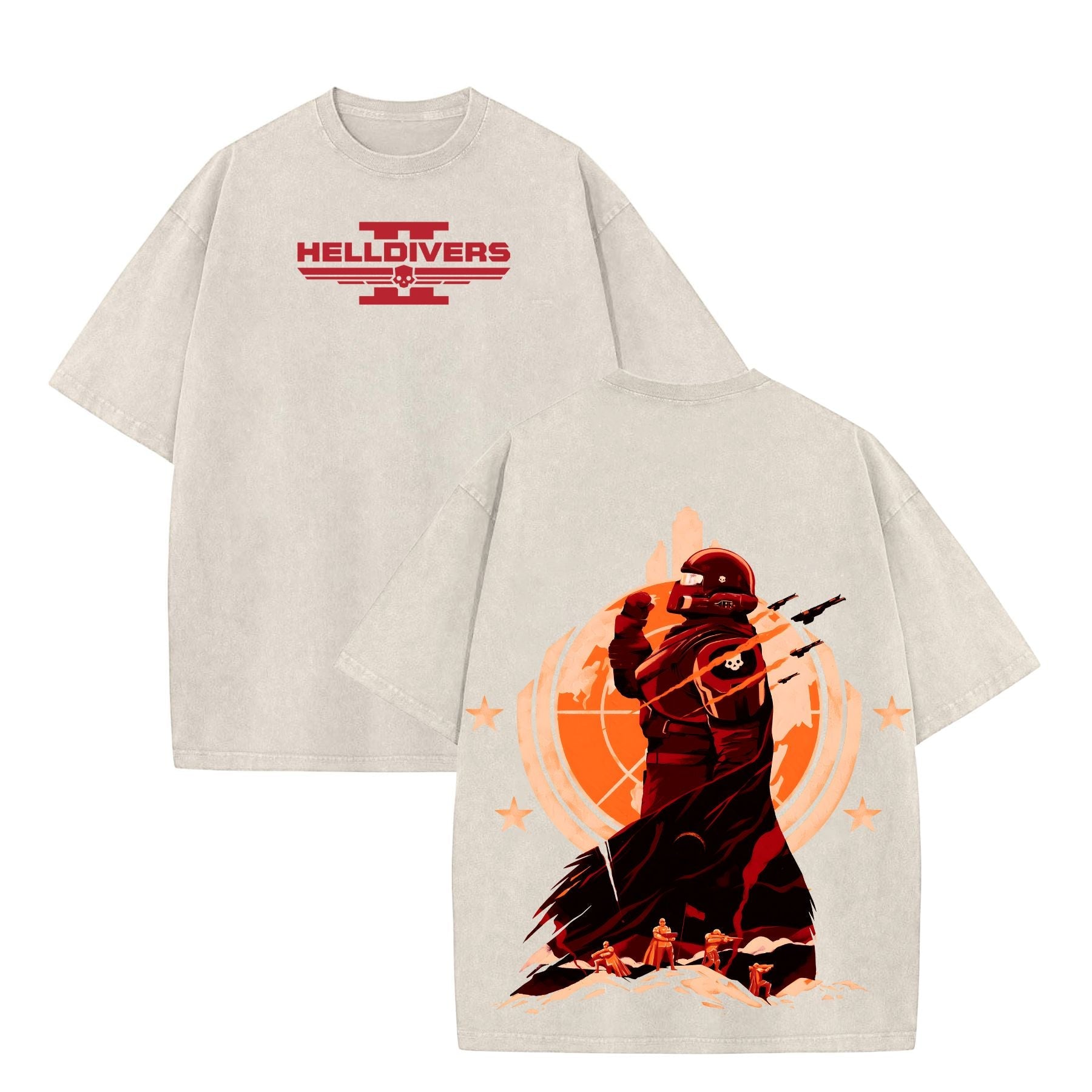 Pasimax Helldivers 2 Fan-Art T-Shirt — main product shot