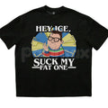 Pasimax "Hey Ice Such My Fat One" Funny Meme T-Shirt - Derek Viral Video Graphic Tee, Classic Internet Humor Shirt, Ironic Re
