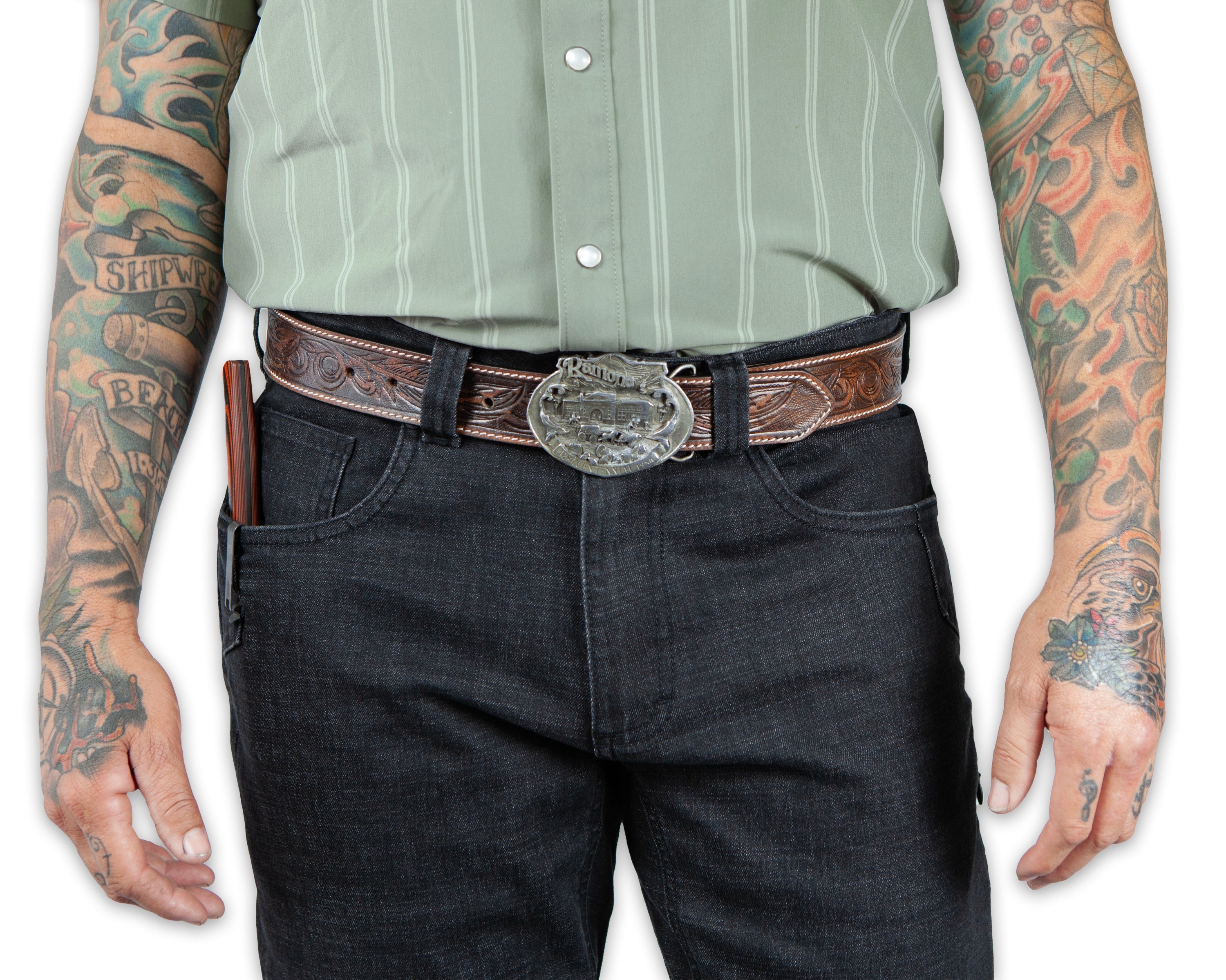 Off The Grid Surplus Hideout Denim Boot Cut - Black — alternative angle