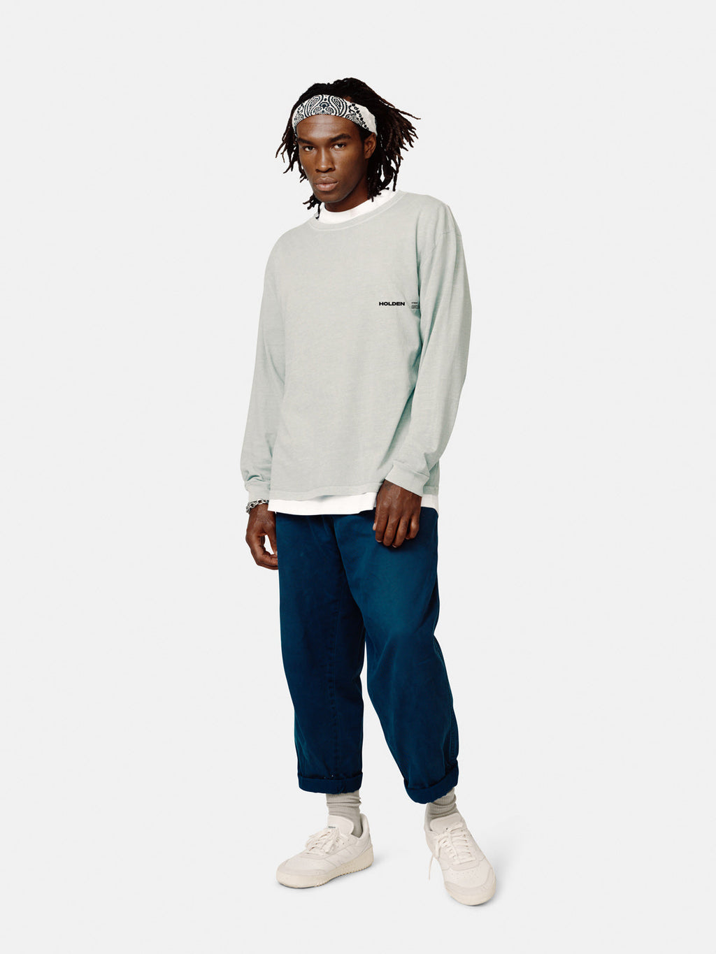 Holden Outerwear Long Sleeve Tee - Sage — main product shot