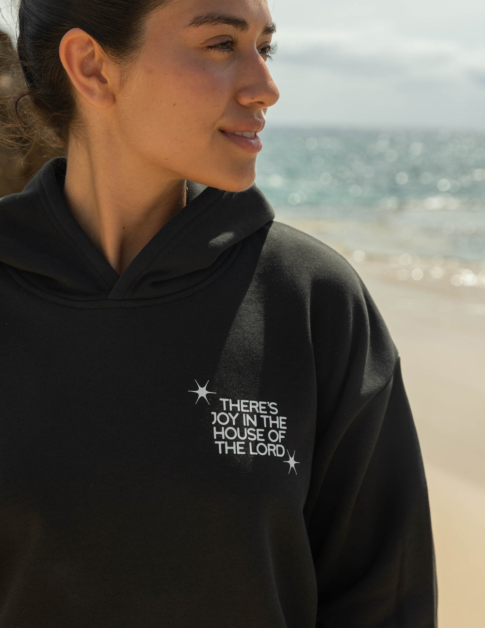 Elevated Faith House of the Lord Unisex Hoodie — side view