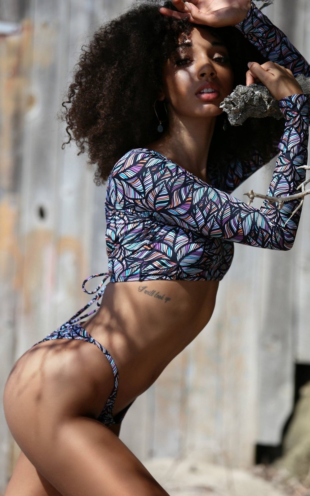 Forever Young Swimwear Forever Young Swimwear Huntington Crop Top — detail shot 7