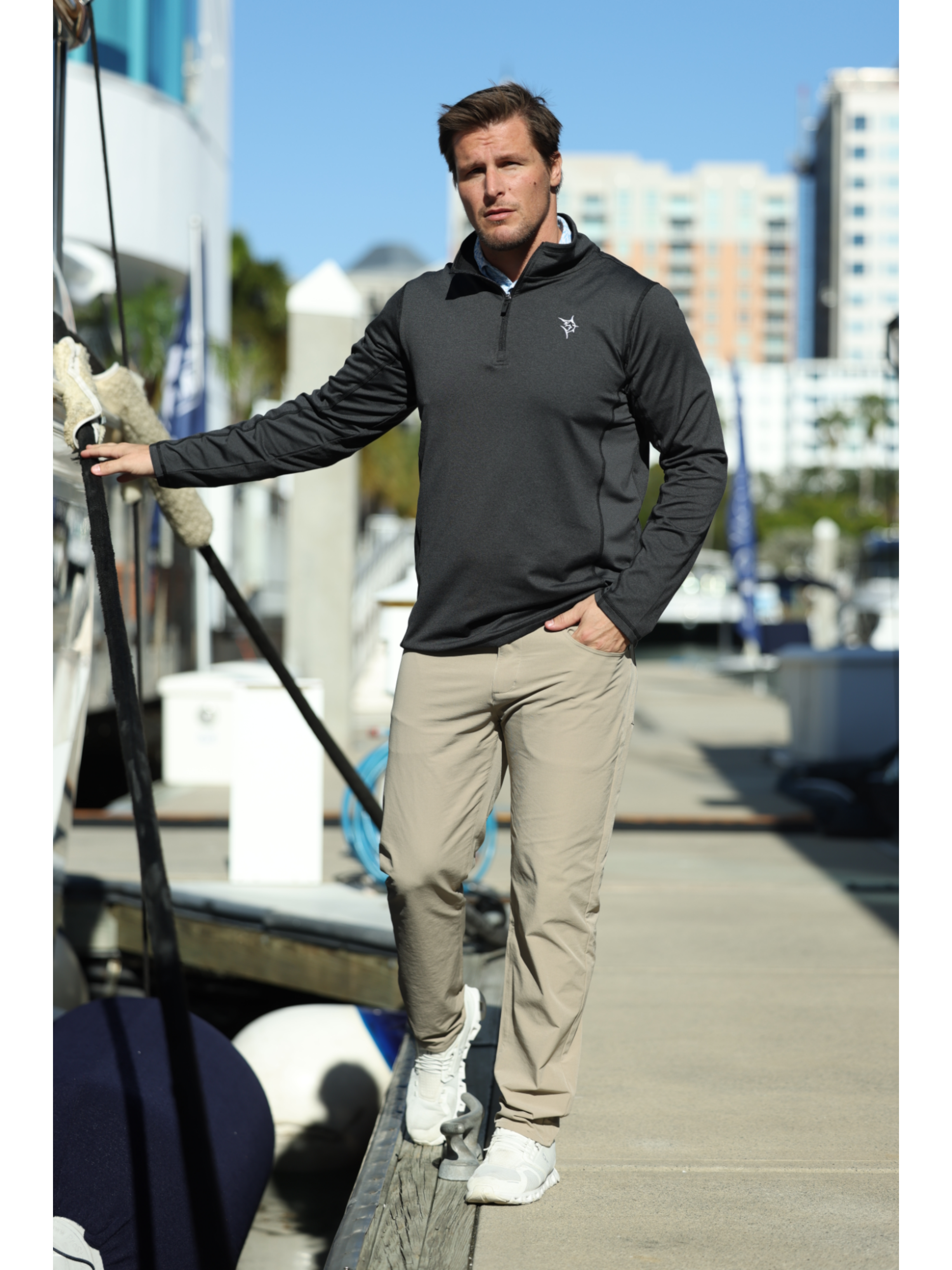 White Water Life Seaport Pants — detail close-up