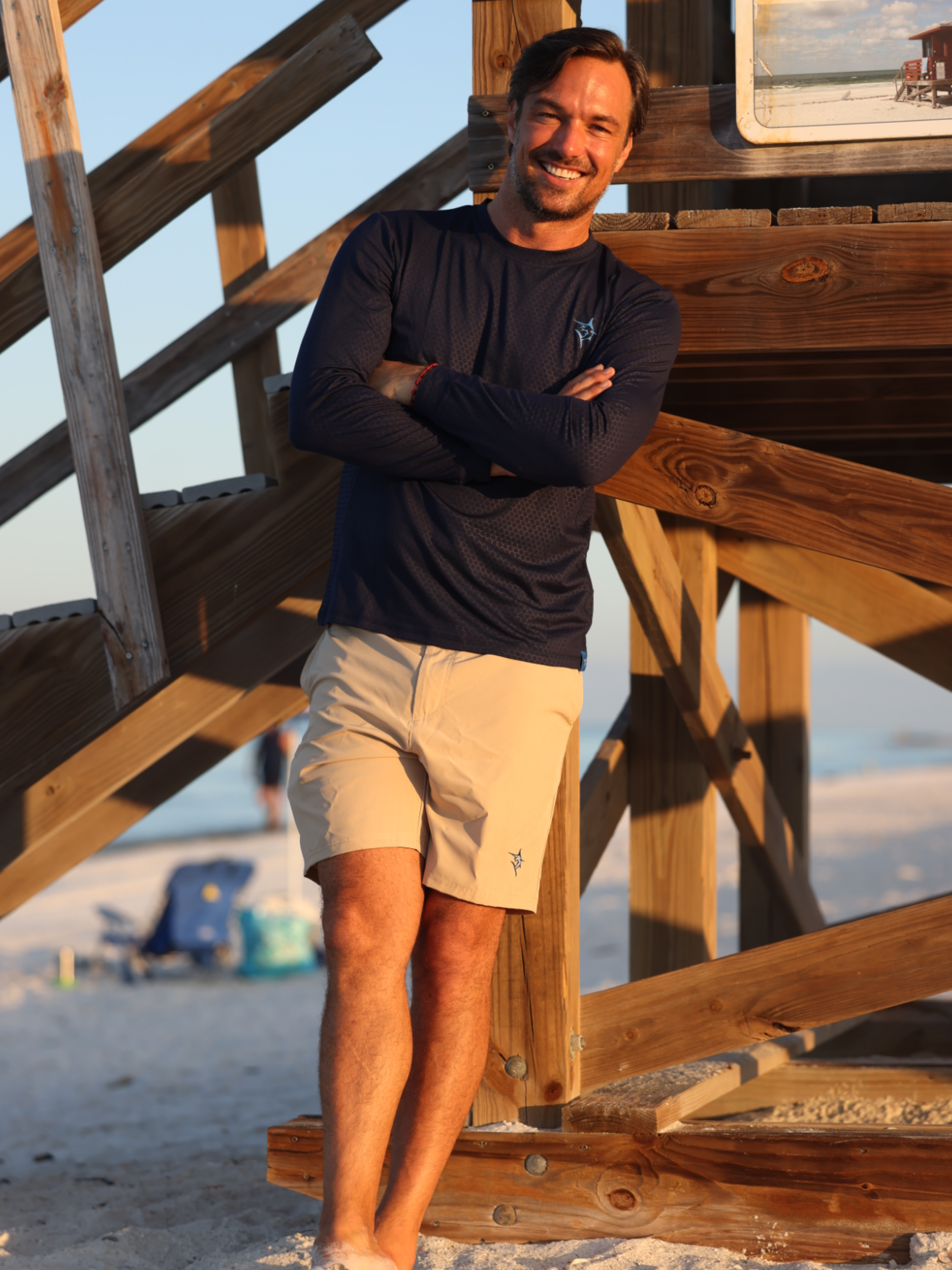 White Water Life NautiFlex Performance Tee — lifestyle context