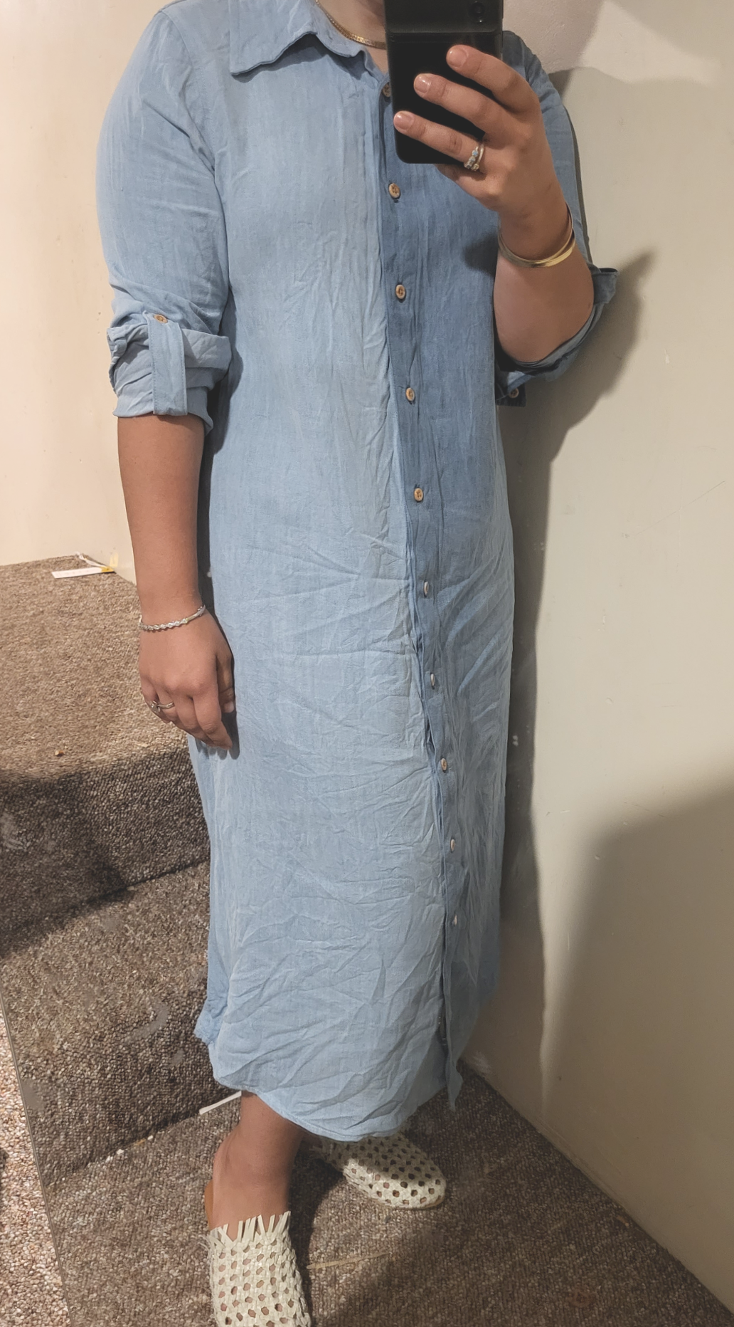 profile-nyc COMBO TENCEL DRESS — dress category context