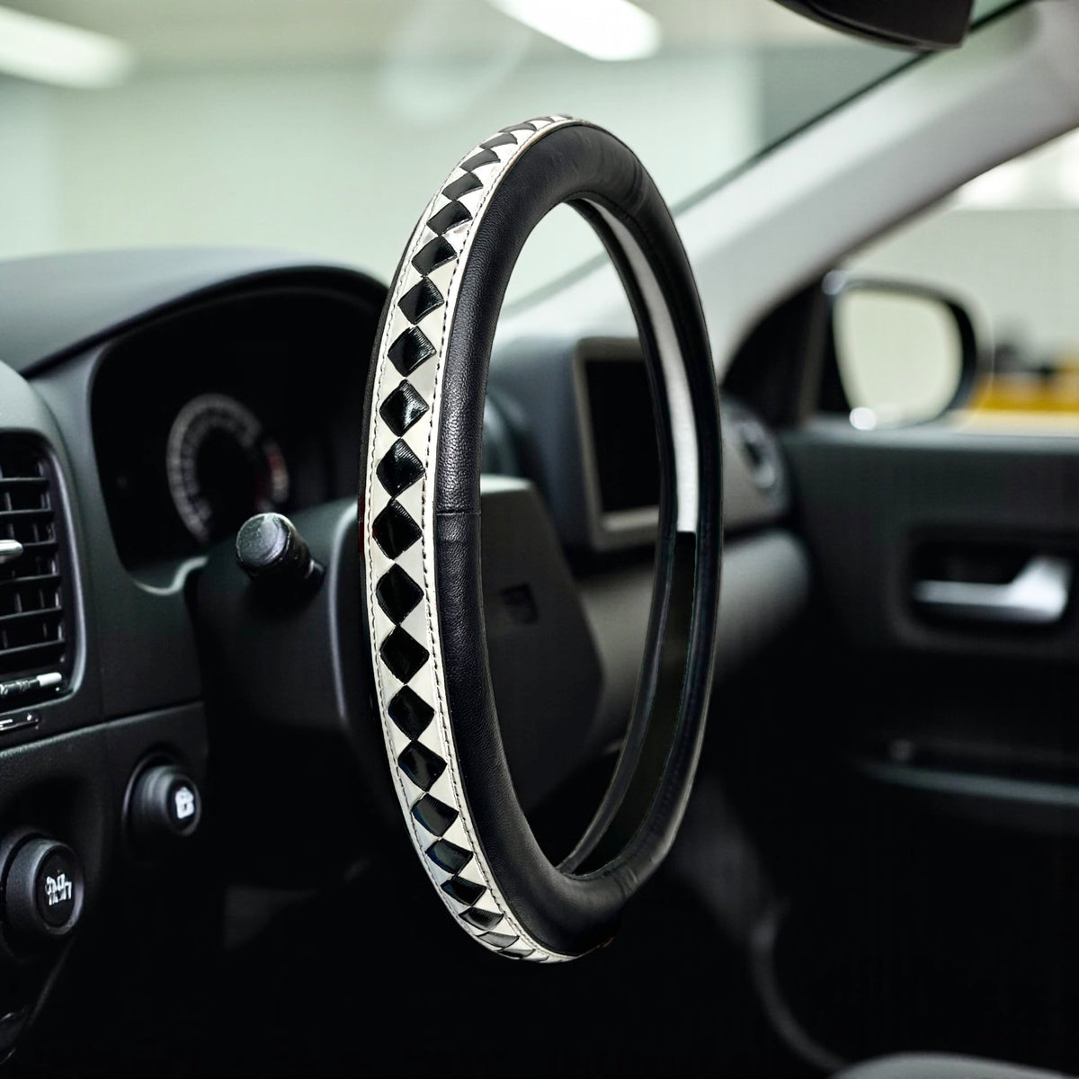 15” Genuine Leather Steering Wheel Covers