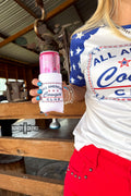 All American Cowgirl Club koozie