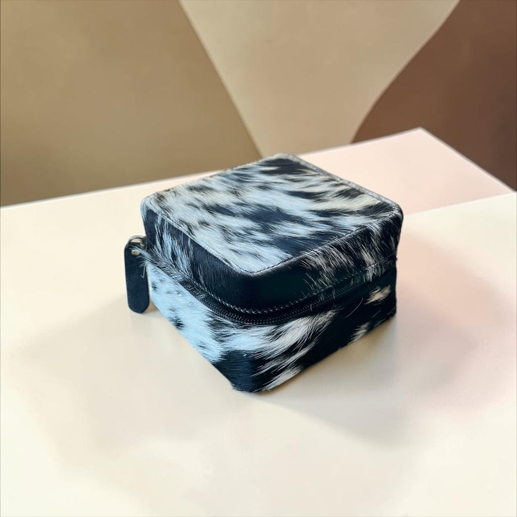 ALL COWHIDE JEWELRY BOX