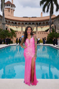 Pretty Little Patriot Pretty Little Patriot Barbie hot pink gala gown — main product shot