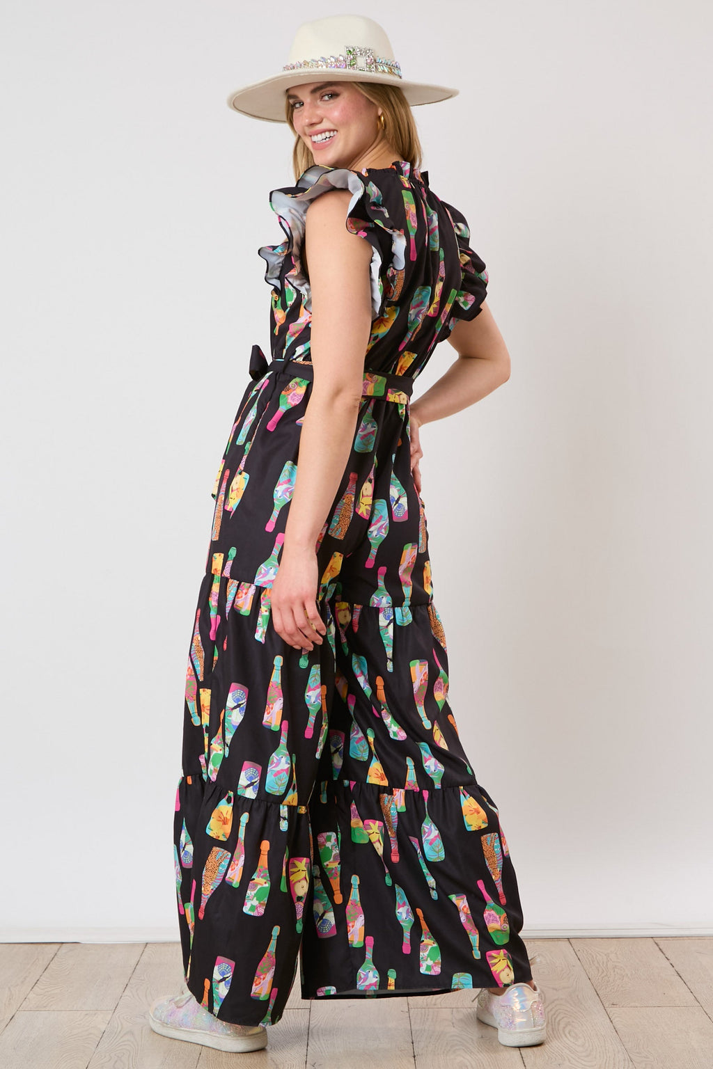 Black Champagne brunch jumpsuit