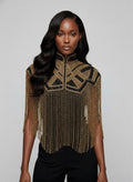 L'Jai Amor Axis Line Cape — main product shot