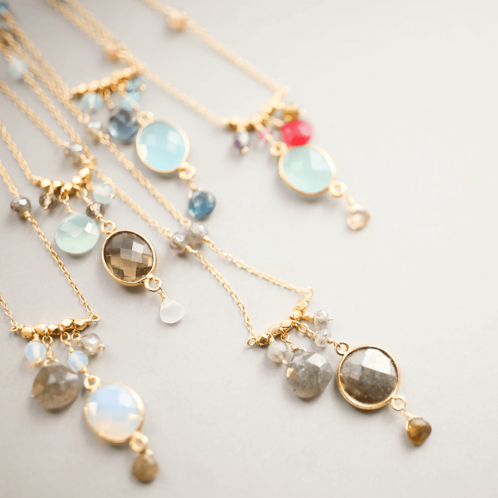 PARKEN JEWELRY Bezel Necklaces — main product shot