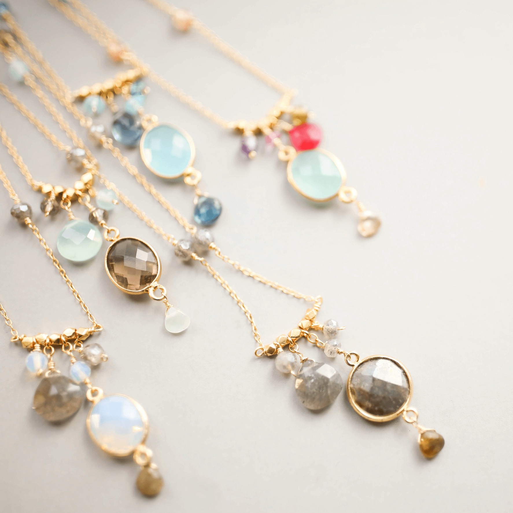PARKEN JEWELRY Bezel Necklaces — main product shot