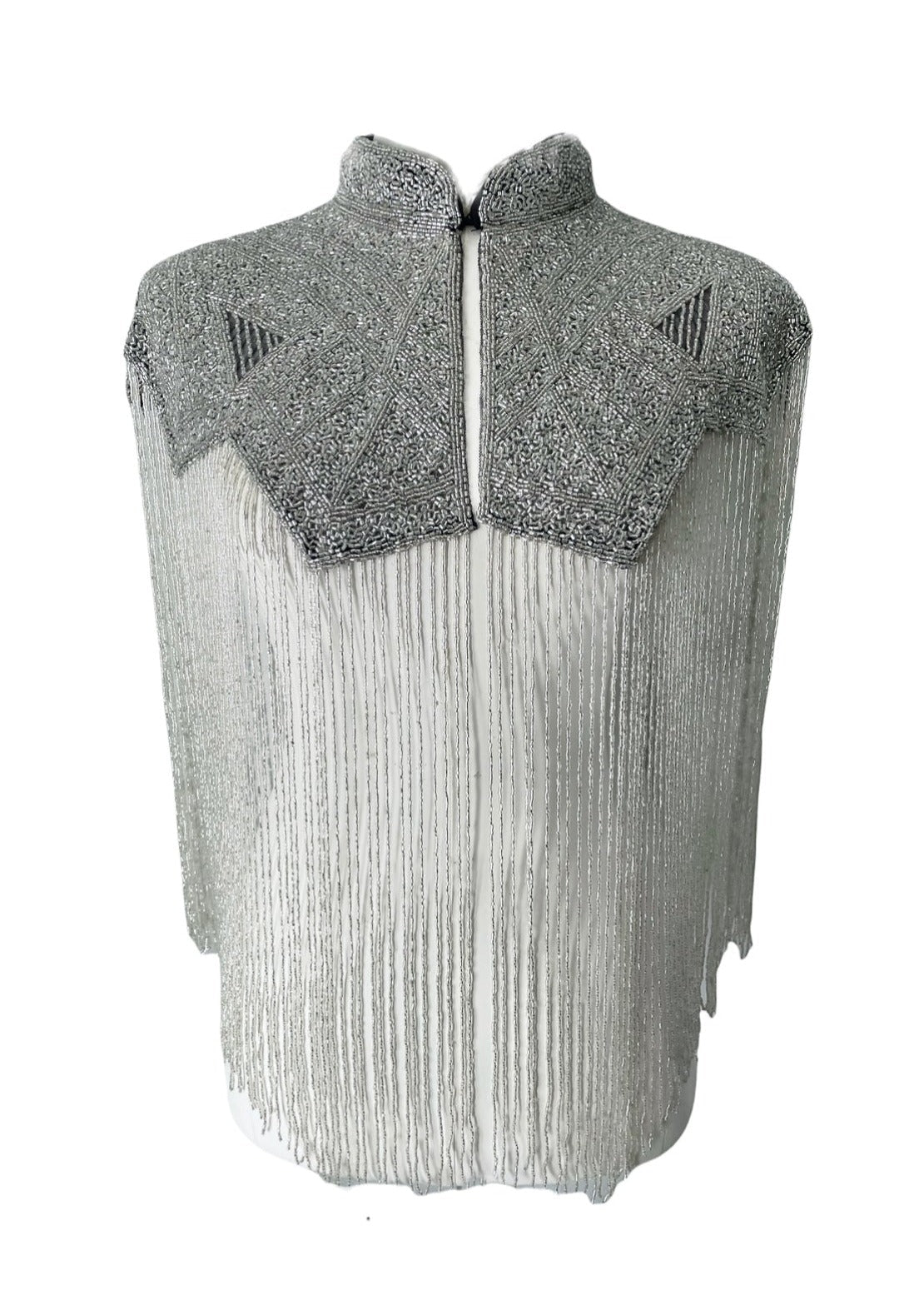 L'Jai Amor Argent Line Cape — lifestyle context