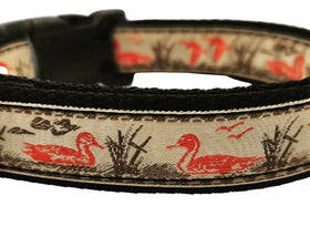 Vintage-Inspired Duck Dog Collar –  1.5 "wide
