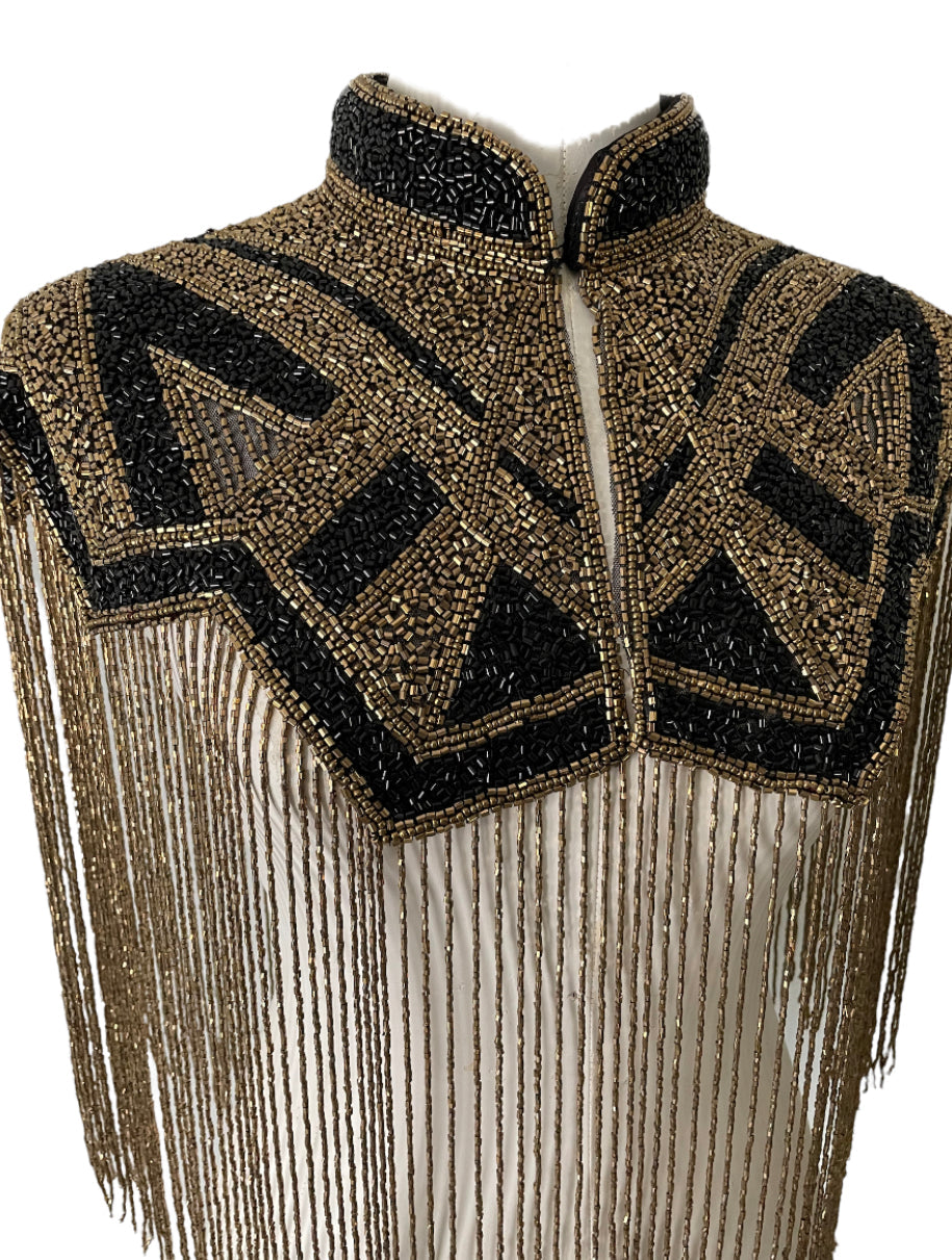 L'Jai Amor Axis Line Cape — lifestyle context