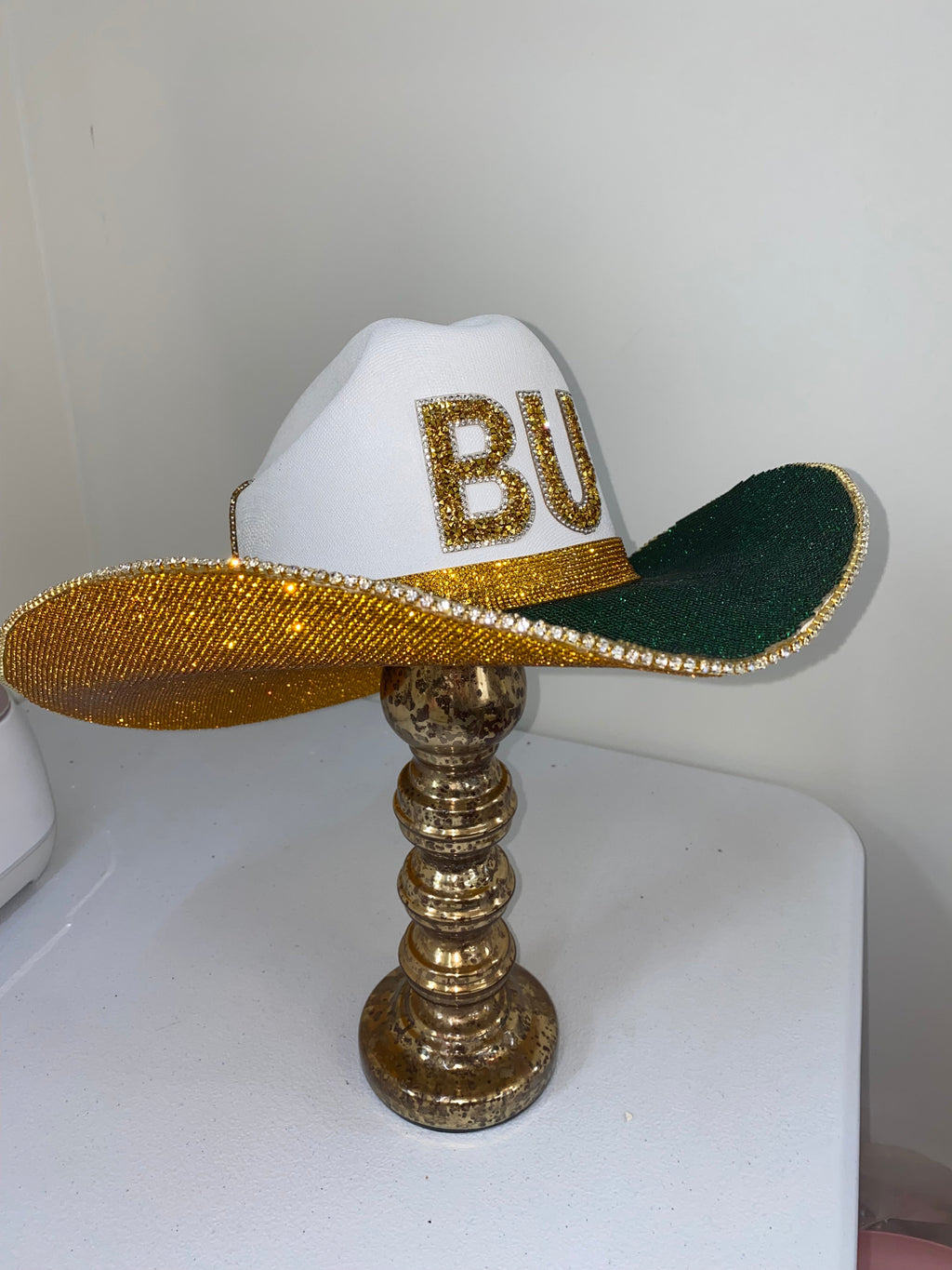 Rhinestone Cowgirl Baylor University Hat — main product shot