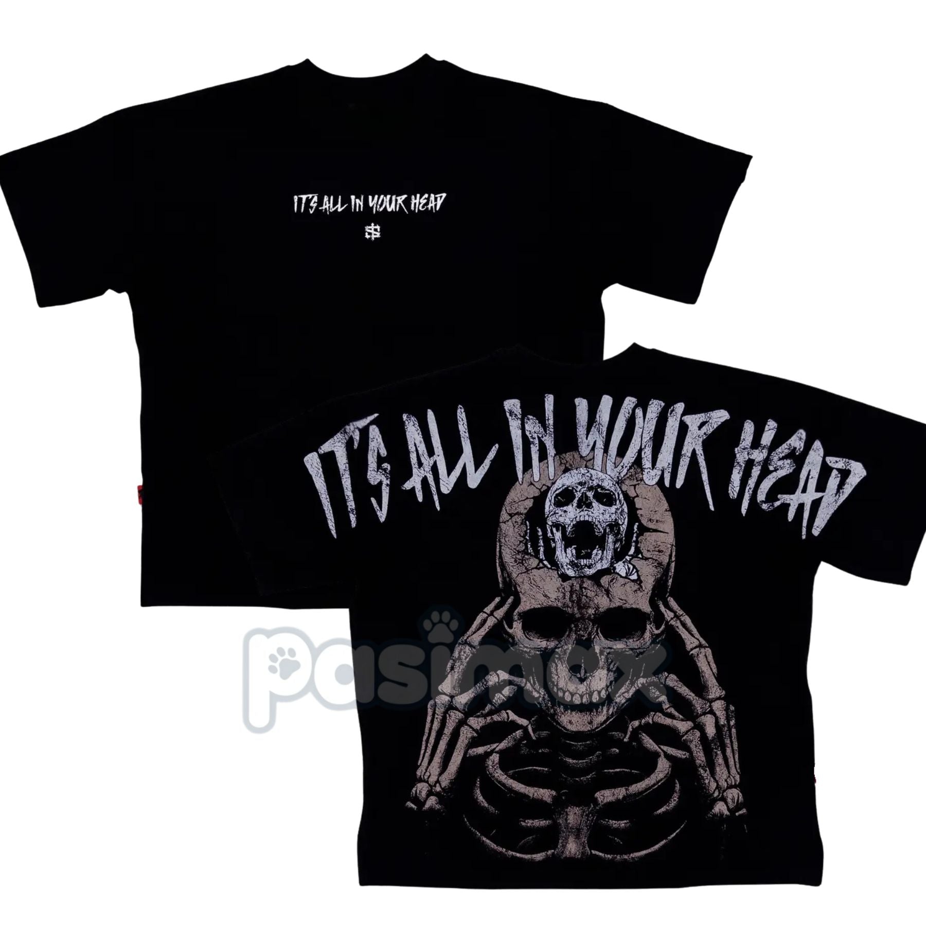 Pasimax IS x BXACTIV "All In Your Head" Oversized T-Shirt — main product shot