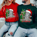 Pasimax I Want a Hippopotamus for Christmas Sweatshirt | Cute Nostalgic Holiday Song Jumper | Funny Hippo Xmas Crewneck Gift 