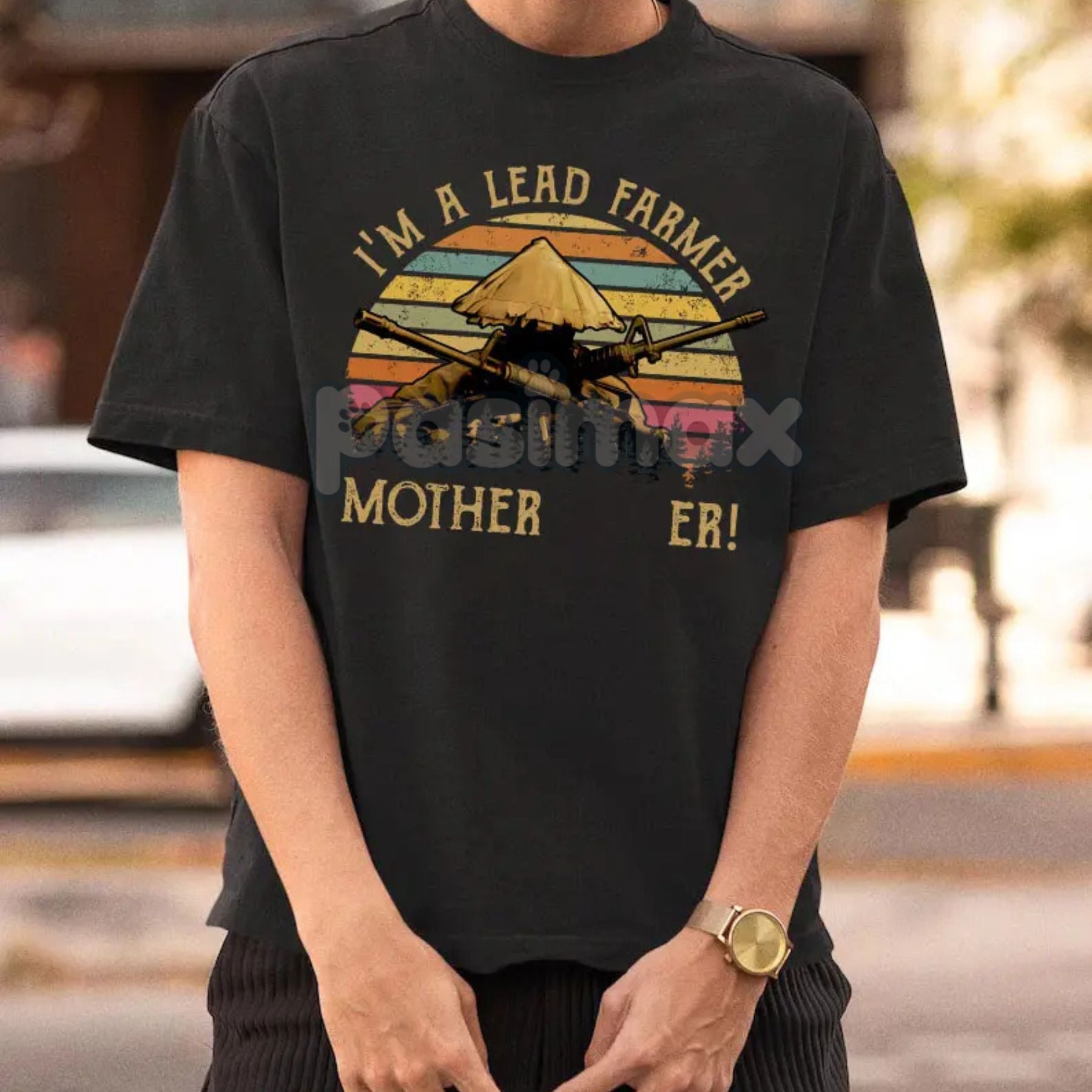 Pasimax "I'm A Lead Farmer" Vintage T-Shirt — main product shot