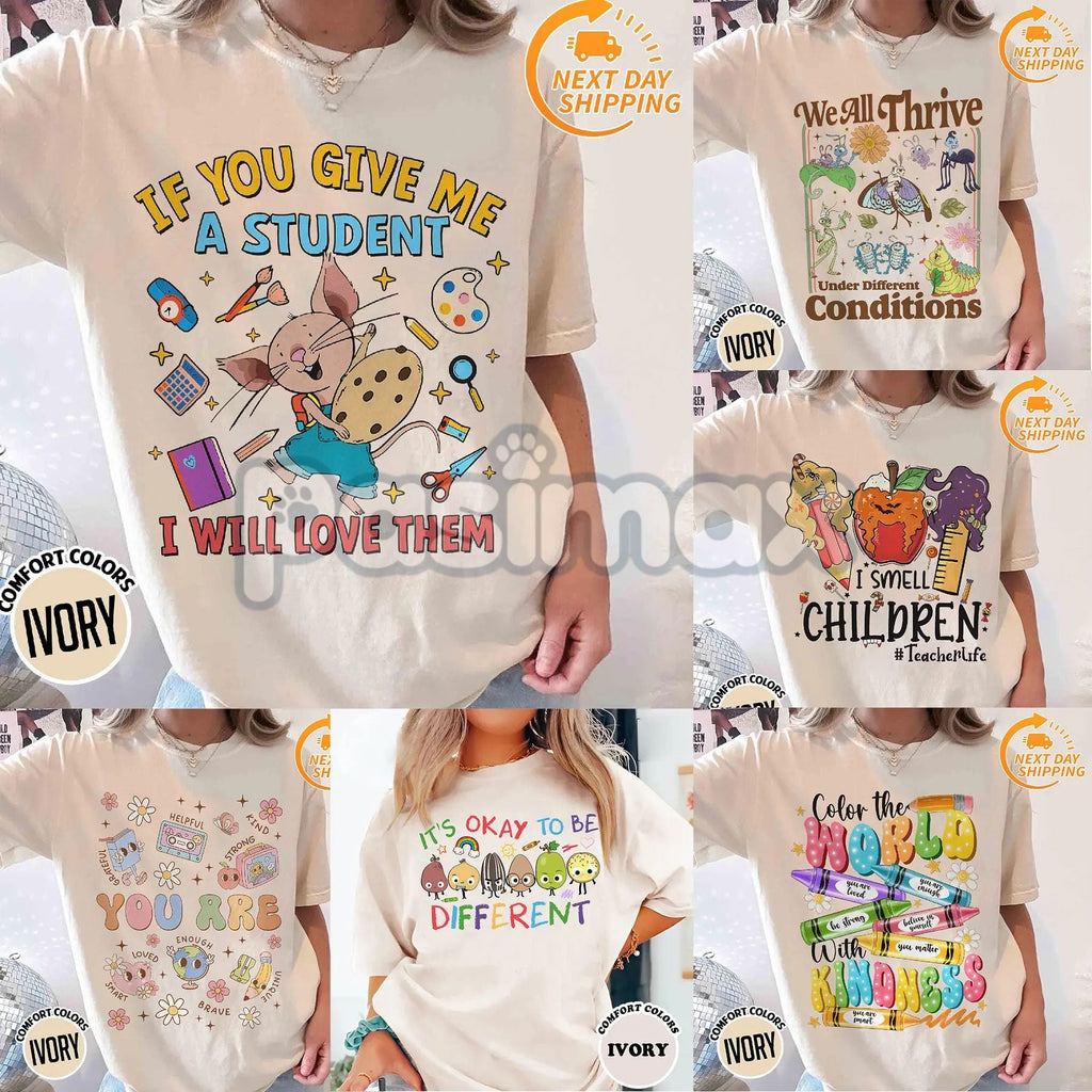 Pasimax 'If You Give Me A Student I Will Love Them' Teacher Shirt — main product shot