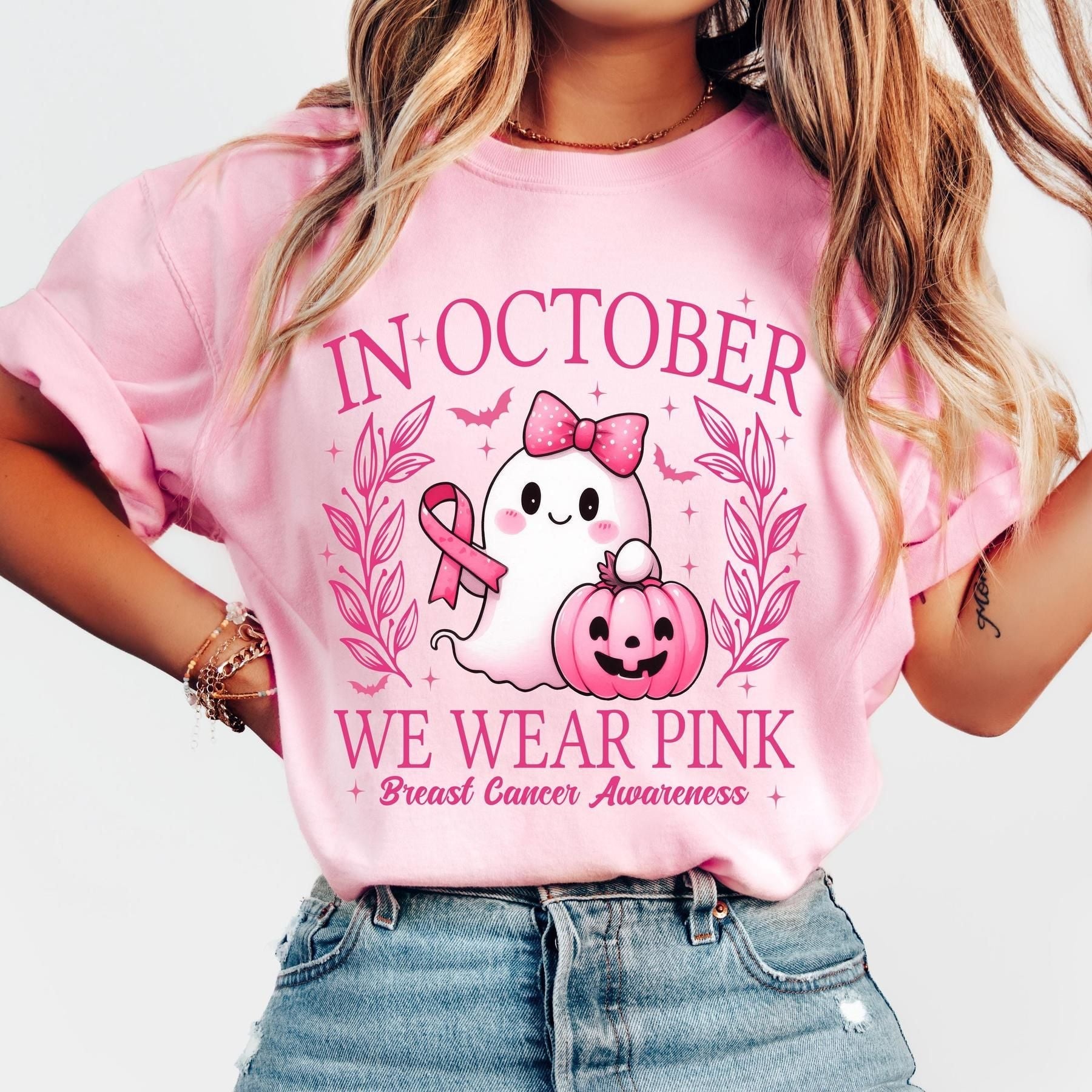 Pasimax In October We Wear Pink T-Shirt — main product shot